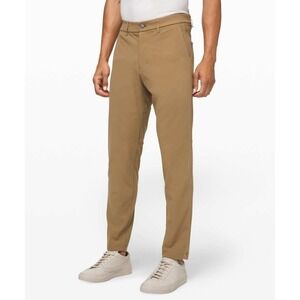 Lululemon Mens Commission Slim Fit Pant Size 30 Warpstreme Office Commute Khaki